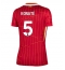 Ženski Liverpool Ibrahima Konate #5 Replika nogometni dresi Domači 2024-25 Kratek Rokav