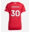 Ženski Liverpool Jeremie Frimpong #30 Replika nogometni dresi Domači 2025-26 Kratek Rokav