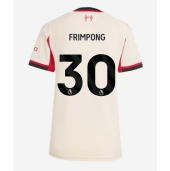 Ženski Liverpool Jeremie Frimpong #30 Replika nogometni dresi Gostujoči 2025-26 Kratek Rokav