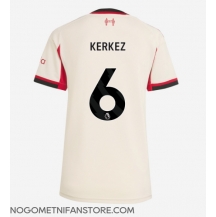 Ženski Liverpool Milos Kerkez #6 Replika nogometni dresi Gostujoči 2025-26 Kratek Rokav
