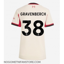 Ženski Liverpool Ryan Gravenberch #38 Replika nogometni dresi Gostujoči 2025-26 Kratek Rokav