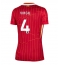 Ženski Liverpool Virgil van Dijk #4 Replika nogometni dresi Domači 2024-25 Kratek Rokav
