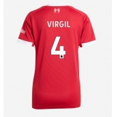Ženski Liverpool Virgil van Dijk #4 Replika nogometni dresi Domači 2025-26 Kratek Rokav