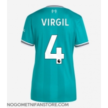 Ženski Liverpool Virgil van Dijk #4 Replika nogometni dresi Tretji 2025-26 Kratek Rokav