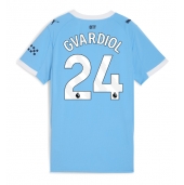 Ženski Manchester City Josko Gvardiol #24 Replika nogometni dresi Domači 2025-26 Kratek Rokav