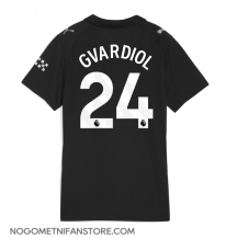 Ženski Manchester City Josko Gvardiol #24 Replika nogometni dresi Gostujoči 2025-26 Kratek Rokav