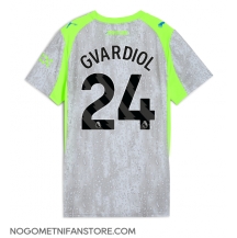 Ženski Manchester City Josko Gvardiol #24 Replika nogometni dresi Tretji 2025-26 Kratek Rokav