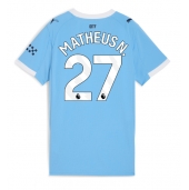 Ženski Manchester City Matheus Nunes #27 Replika nogometni dresi Domači 2025-26 Kratek Rokav
