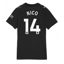 Ženski Manchester City Nico Gonzalez #14 Replika nogometni dresi Gostujoči 2025-26 Kratek Rokav