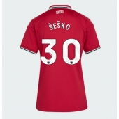 Ženski Manchester United Benjamin Sesko #30 Replika nogometni dresi Domači 2026-27 Kratek Rokav