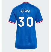 Ženski Manchester United Benjamin Sesko #30 Replika nogometni dresi Gostujoči 2026-27 Kratek Rokav