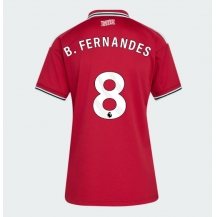 Ženski Manchester United Bruno Fernandes #8 Replika nogometni dresi Domači 2026-27 Kratek Rokav