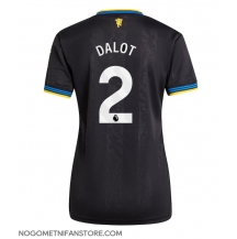 Ženski Manchester United Diogo Dalot #2 Replika nogometni dresi Tretji 2025-26 Kratek Rokav