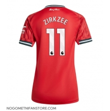 Ženski Manchester United Joshua Zirkzee #11 Replika nogometni dresi Domači 2025-26 Kratek Rokav