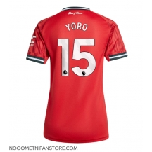 Ženski Manchester United Leny Yoro #15 Replika nogometni dresi Domači 2025-26 Kratek Rokav