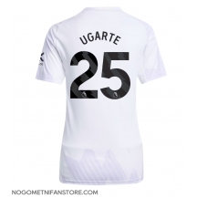 Ženski Manchester United Manuel Ugarte #25 Replika nogometni dresi Gostujoči 2025-26 Kratek Rokav