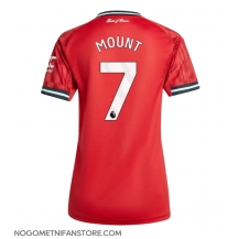 Ženski Manchester United Mason Mount #7 Replika nogometni dresi Domači 2025-26 Kratek Rokav