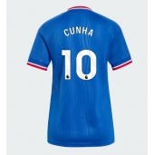 Ženski Manchester United Matheus Cunha #10 Replika nogometni dresi Gostujoči 2026-27 Kratek Rokav