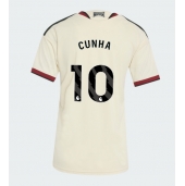 Ženski Manchester United Matheus Cunha #10 Replika nogometni dresi Tretji 2026-27 Kratek Rokav