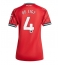 Ženski Manchester United Matthijs de Ligt #4 Replika nogometni dresi Domači 2025-26 Kratek Rokav