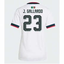 Ženski Mehika Jesus Gallardo #23 Replika nogometni dresi Gostujoči SP 2026 Kratek Rokav