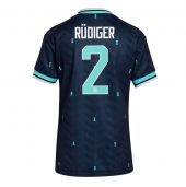 Ženski Nemčija Antonio Rudiger #2 Replika nogometni dresi Gostujoči SP 2026 Kratek Rokav