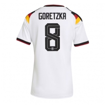 Ženski Nemčija Leon Goretzka #8 Replika nogometni dresi Domači SP 2026 Kratek Rokav