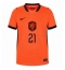 Ženski Nizozemska Frenkie de Jong #21 Replika nogometni dresi Domači SP 2026 Kratek Rokav