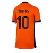 Ženski Nizozemska Memphis Depay #10 Replika nogometni dresi Domači EP 2024 Kratek Rokav