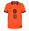 Ženski Nizozemska Memphis Depay #10 Replika nogometni dresi Domači SP 2026 Kratek Rokav