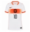 Ženski Nizozemska Memphis Depay #10 Replika nogometni dresi Gostujoči SP 2026 Kratek Rokav