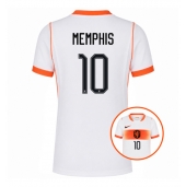 Ženski Nizozemska Memphis Depay #10 Replika nogometni dresi Gostujoči SP 2026 Kratek Rokav