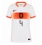 Ženski Nizozemska Virgil van Dijk #4 Replika nogometni dresi Gostujoči SP 2026 Kratek Rokav