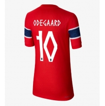 Ženski Norveška Martin Odegaard #10 Replika nogometni dresi Domači SP 2026 Kratek Rokav