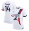 Ženski Paris Saint-Germain Desire Doue #14 Replika nogometni dresi Gostujoči 2024-25 Kratek Rokav