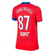 Ženski Paris Saint-Germain Joao Neves #87 Replika nogometni dresi Tretji 2025-26 Kratek Rokav