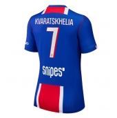 Ženski Paris Saint-Germain Khvicha Kvaratskhelia #7 Replika nogometni dresi Domači 2026-27 Kratek Rokav