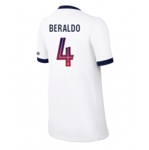 Ženski Paris Saint-Germain Lucas Beraldo #4 Replika nogometni dresi Gostujoči 2026-27 Kratek Rokav