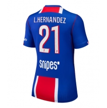 Ženski Paris Saint-Germain Lucas Hernandez #21 Replika nogometni dresi Domači 2026-27 Kratek Rokav