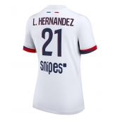 Ženski Paris Saint-Germain Lucas Hernandez #21 Replika nogometni dresi Gostujoči 2025-26 Kratek Rokav
