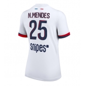Ženski Paris Saint-Germain Nuno Mendes #25 Replika nogometni dresi Gostujoči 2025-26 Kratek Rokav