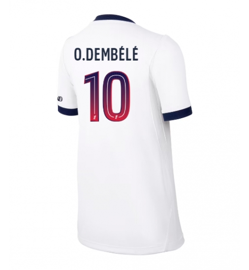 Ženski Paris Saint-Germain Ousmane Dembele #10 Replika nogometni dresi Gostujoči 2026-27 Kratek Rokav Ženski Paris Saint-Germain Ousmane Dembele #10 Replika nogometni dresi Gostujoči 2026-27 Kratek Rokav