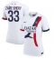 Ženski Paris Saint-Germain Warren Zaire-Emery #33 Replika nogometni dresi Gostujoči 2024-25 Kratek Rokav