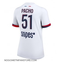 Ženski Paris Saint-Germain Willian Pacho #51 Replika nogometni dresi Gostujoči 2025-26 Kratek Rokav