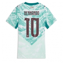 Ženski Portugalska Bernardo Silva #10 Replika nogometni dresi Gostujoči SP 2026 Kratek Rokav
