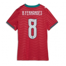 Ženski Portugalska Bruno Fernandes #8 Replika nogometni dresi Domači SP 2026 Kratek Rokav