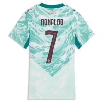 Ženski Portugalska Cristiano Ronaldo #7 Replika nogometni dresi Gostujoči SP 2026 Kratek Rokav