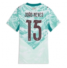 Ženski Portugalska Joao Neves #15 Replika nogometni dresi Gostujoči SP 2026 Kratek Rokav