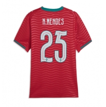 Ženski Portugalska Nuno Mendes #25 Replika nogometni dresi Domači SP 2026 Kratek Rokav
