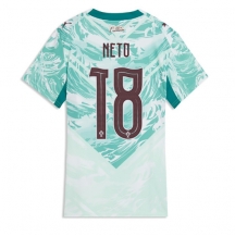 Ženski Portugalska Pedro Neto #18 Replika nogometni dresi Gostujoči SP 2026 Kratek Rokav